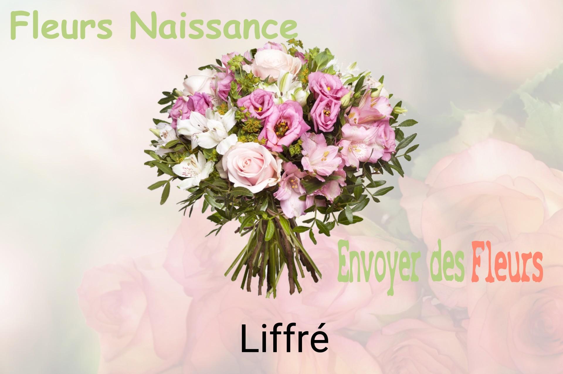 Bouquet de fleurs de naissance livré à Liffré